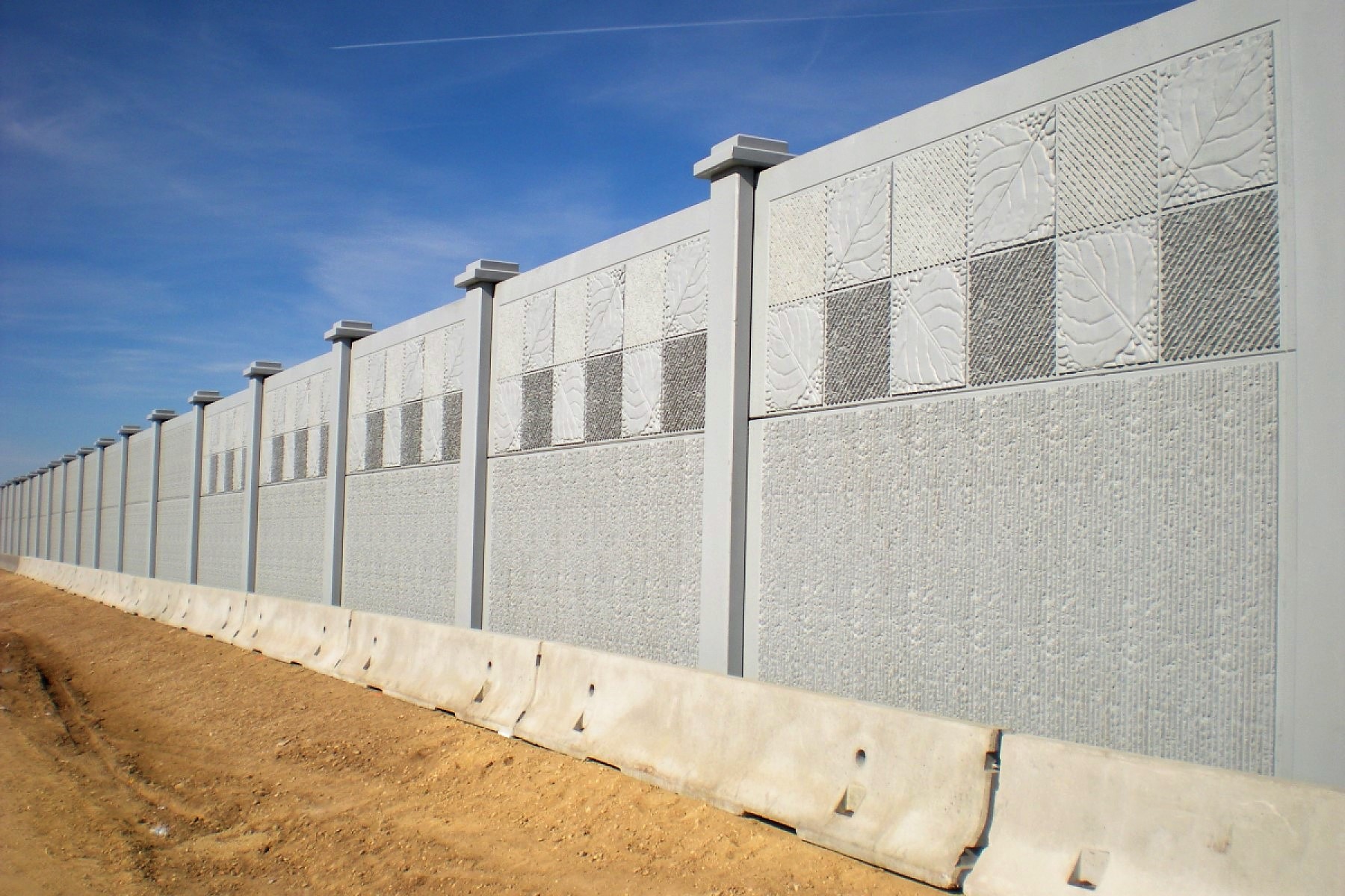 sound abatement wall near highway