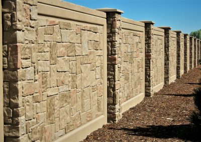 concrete privacy wall