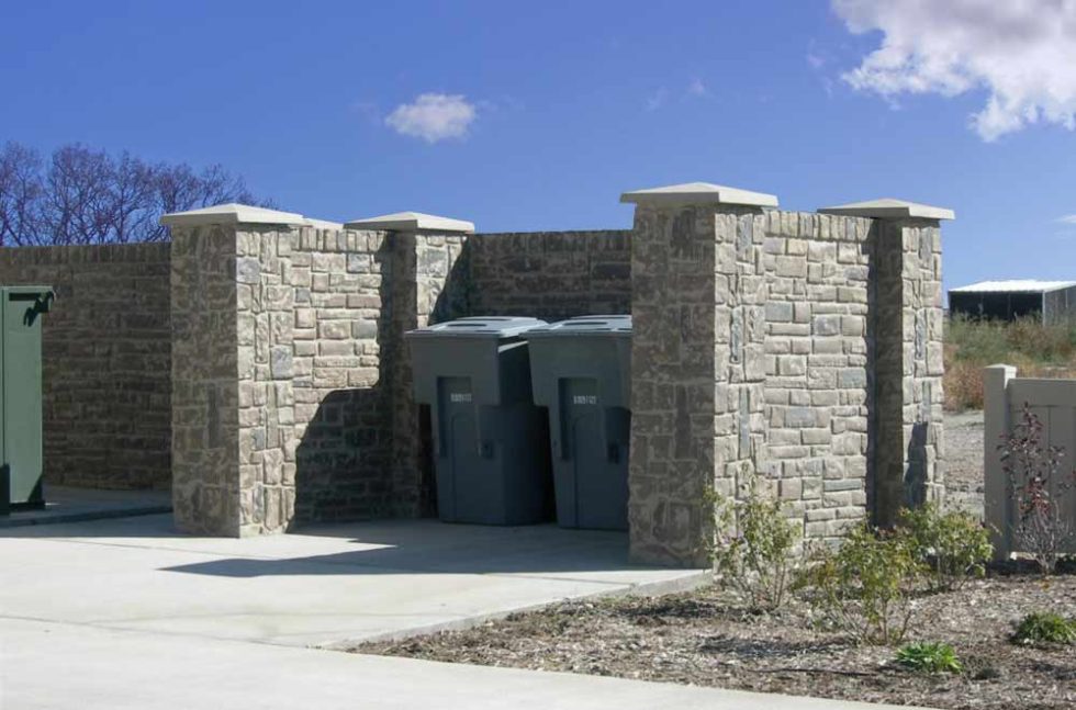 TRASH ENCLOSURES Outdoor Privacy Fencing Walls & Retaining Walls Houston