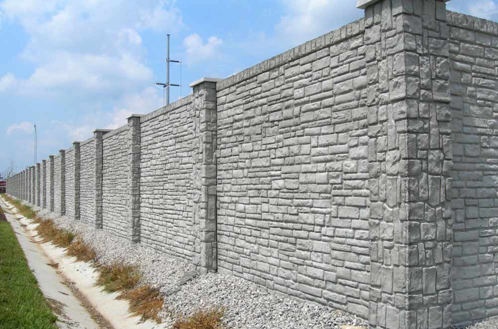 concrete utility wall